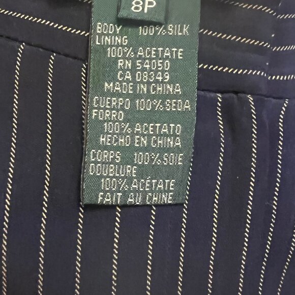 Ralph Lauren Striped Wife Leg pants, 8 P - Picture 9 of 9